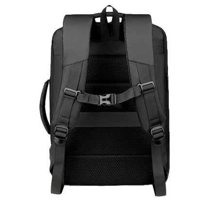 TURISMO - Santhome Expandable 17" Business Backpack - Black