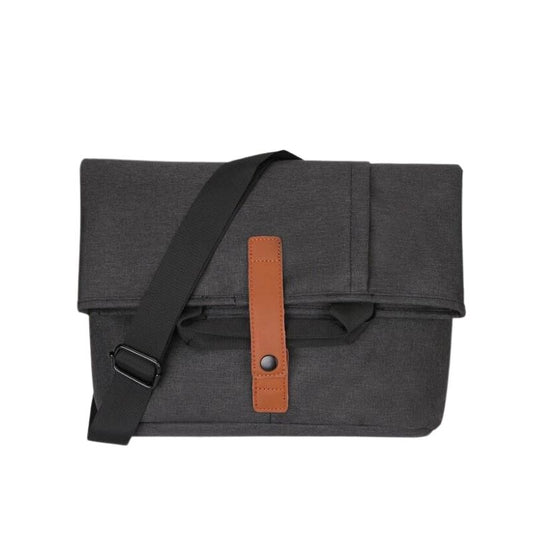LORETTO - SANTHOME 2-in-1 Messenger & Tote Bag - Black