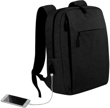 MALACCA XL - Giftology XL Laptop Backpack 21L - Black