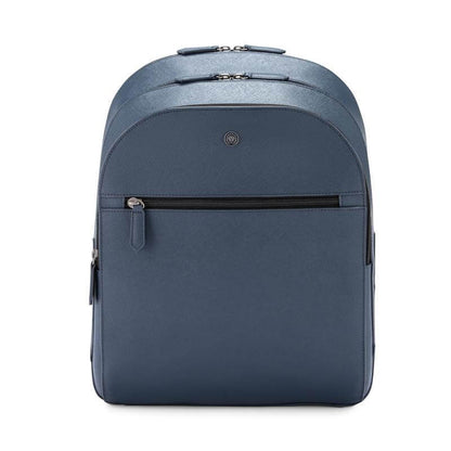 Cross Luxury Leather Backpack - Navy Blue