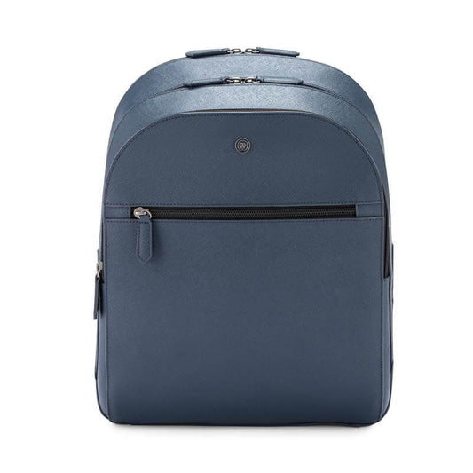 Cross Luxury Leather Backpack - Navy Blue