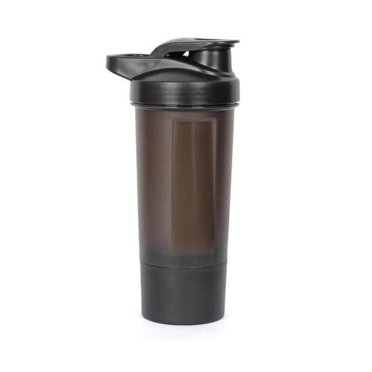 FINIQ - Giftology Protein Shaker Water Bottle with Cup - Black
