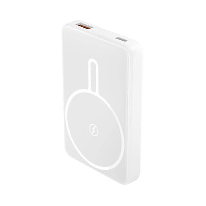 TARRENZ - Giftology 5000 mAh Magnetic Wireless Powerbank - White