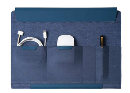 FULDA - CHANGE Collection RPET Laptop Case & Workstation - Navy Blue