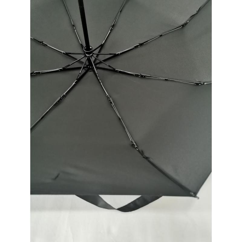 URBINO - Santhome RPET Auto-Open 23" Umbrella with SPF50 UV Protection - Black