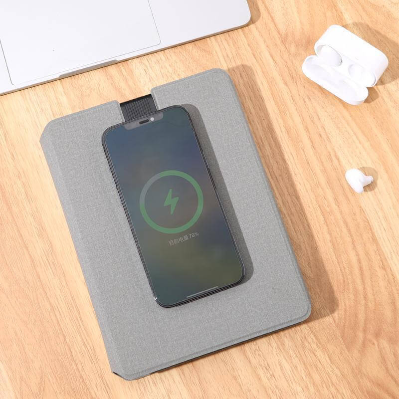 ONEX - CHANGE ZERO Recycled 10000mAh 15W MagSafe Wireless A5 Organizer 32GB - Grey