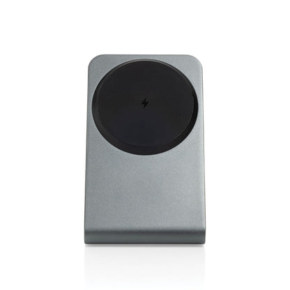 TERRA aluminum 15W magnetic wireless charging phone stand - Grey