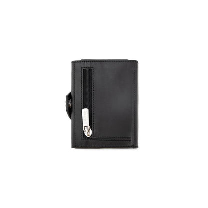 CROSS Soft Grain Leather 6CC Trifold Compact Wallet - Black