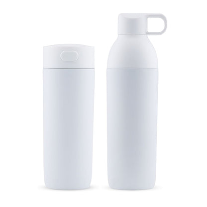 RUVO - CHANGE ZERO 2-in-1 Modular Hydration Gift Set - White