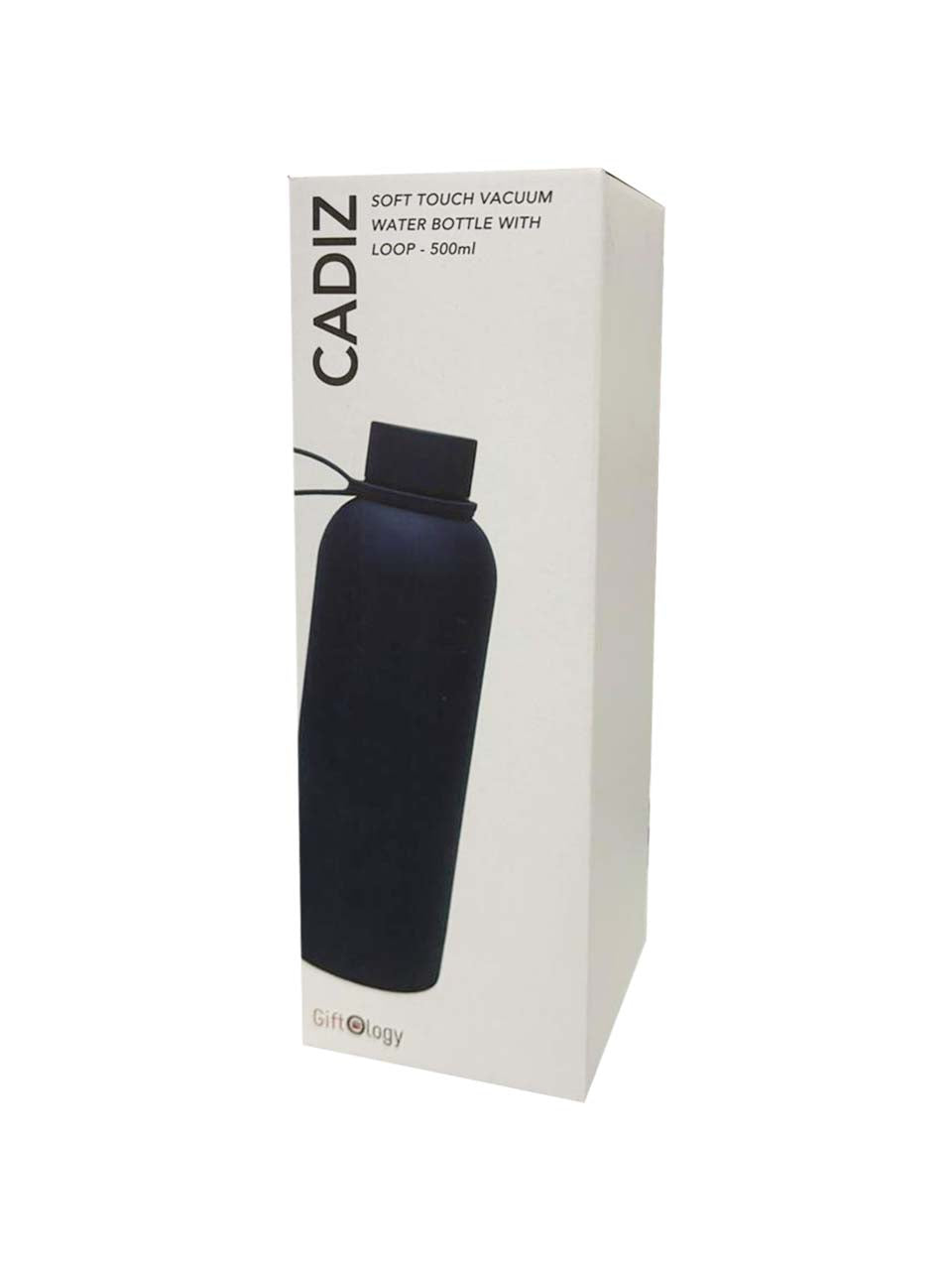 CADIZ - Giftology Double Wall Stainless Steel Bottle 500ml - Navy Blue