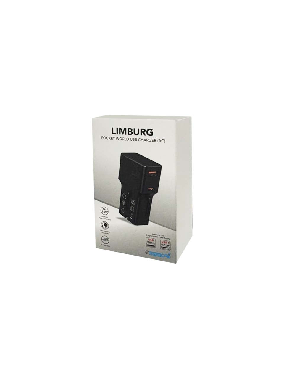 LIMBURG - @memorii Pocket World Travel USB Charger