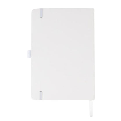 JURSI - Giftology A5 PU Notebook with Pen Loop - White
