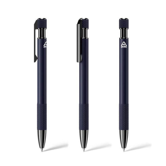 PILA - Recycled Aluminium Ballpoint Pen - Navy Blue