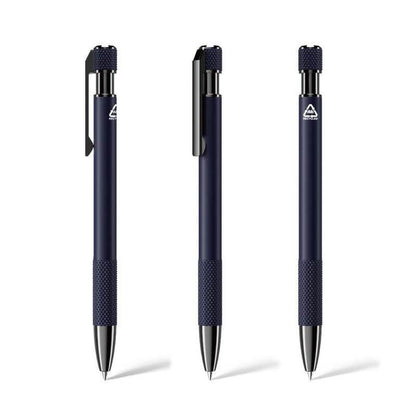 PILA - Recycled Aluminium Ballpoint Pen - Navy Blue