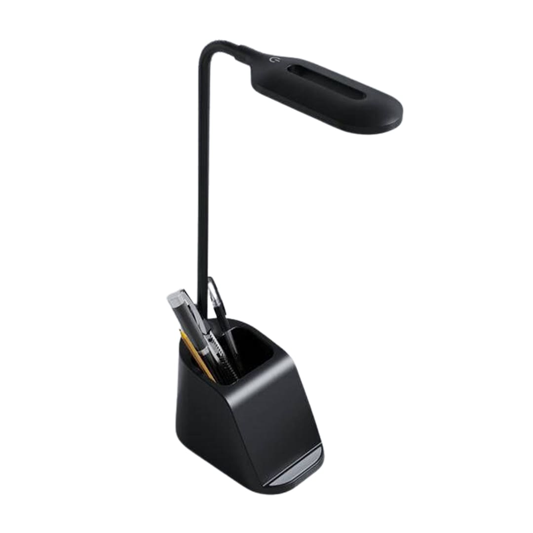 ALMERE - Giftology 3-in-1 Desk Lamp with 15W Wireless Charger & Pen Holder - Black