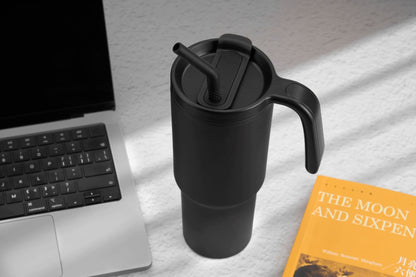 FORZA 360 - Hans Larsen Recycled Stainless Steel/PP Tumbler with 360 Branding - White