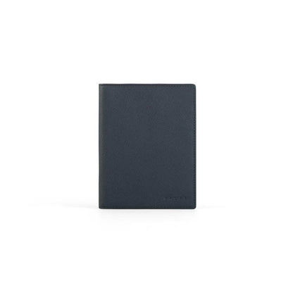 CROSS Saffiano Leather 4CC Passport Cover - Navy Blue