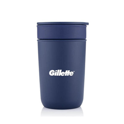 SAVONA - Hans Larsen Premium Ceramic Tumbler With Recycled Protective Sleeve - Blue