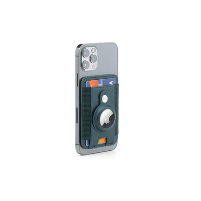 MARZ - Santhome® Magnetic Phone Cardholder with Santhome Tag Pocket - Dark Green