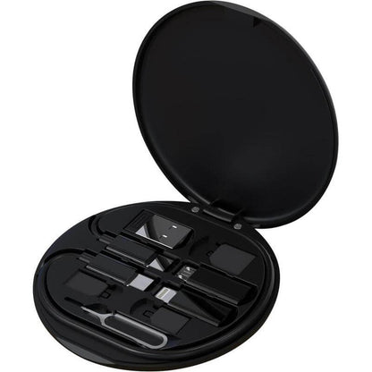 OSLO Mag - @memorii Recycled 15W Magnetic Wireless Charger Multicable Set - Black