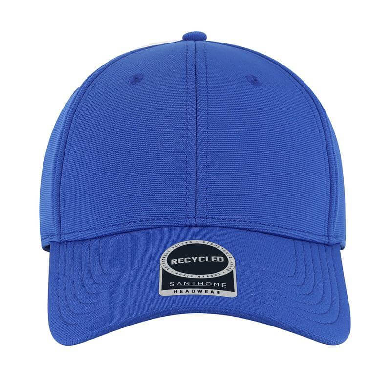 TITAN - Santhome Recycled 6 Panel Adjustable Cap - Royal Blue