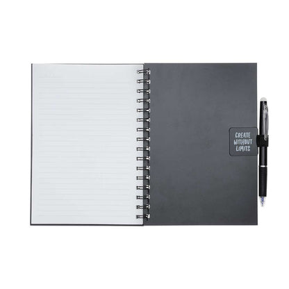 Santhome® Eternity - The Reusable Notebook & Pen Set - Black